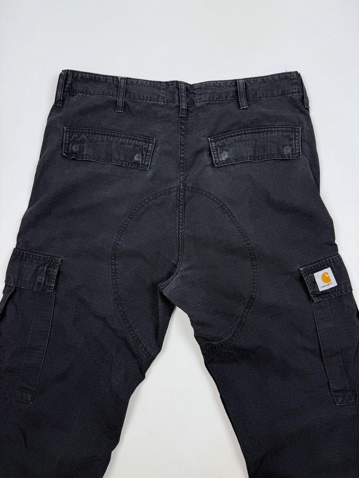 Carhartt Carhartt WIP Faded Black Regular Cargo Baggy Pants 33X32 Size US 33 - 7 Thumbnail