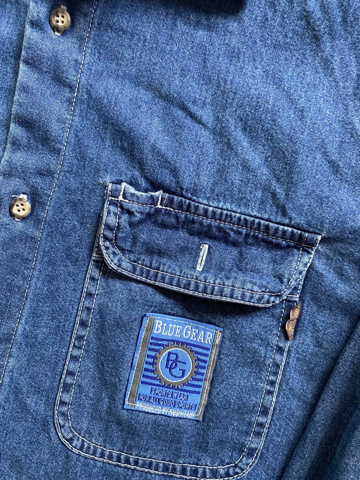 Japanese Brand × Vintage Vintage Kushitani Blue Gear Size US L / EU 52-54 / 3 - 3 Thumbnail