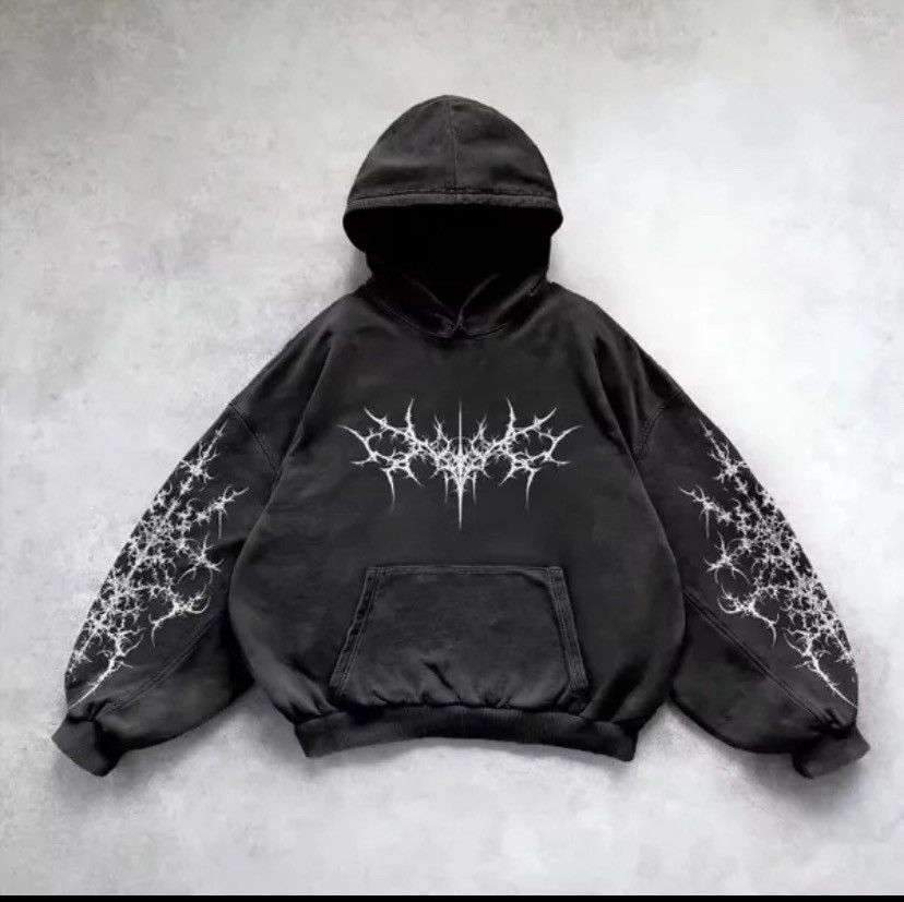 Other Black Gothic Hoodie Size M / US 6-8 / IT 42-44 - 3 Thumbnail