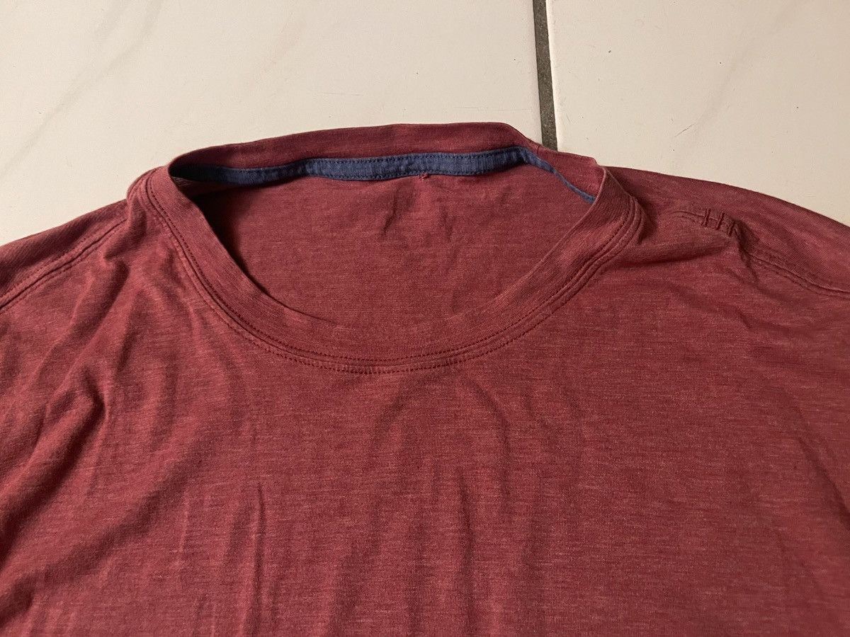 Lululemon Lululemon Mens Red Crew Neck Activewear Top Size Medium Size US M / EU 48-50 / 2 - 2 Thumbnail