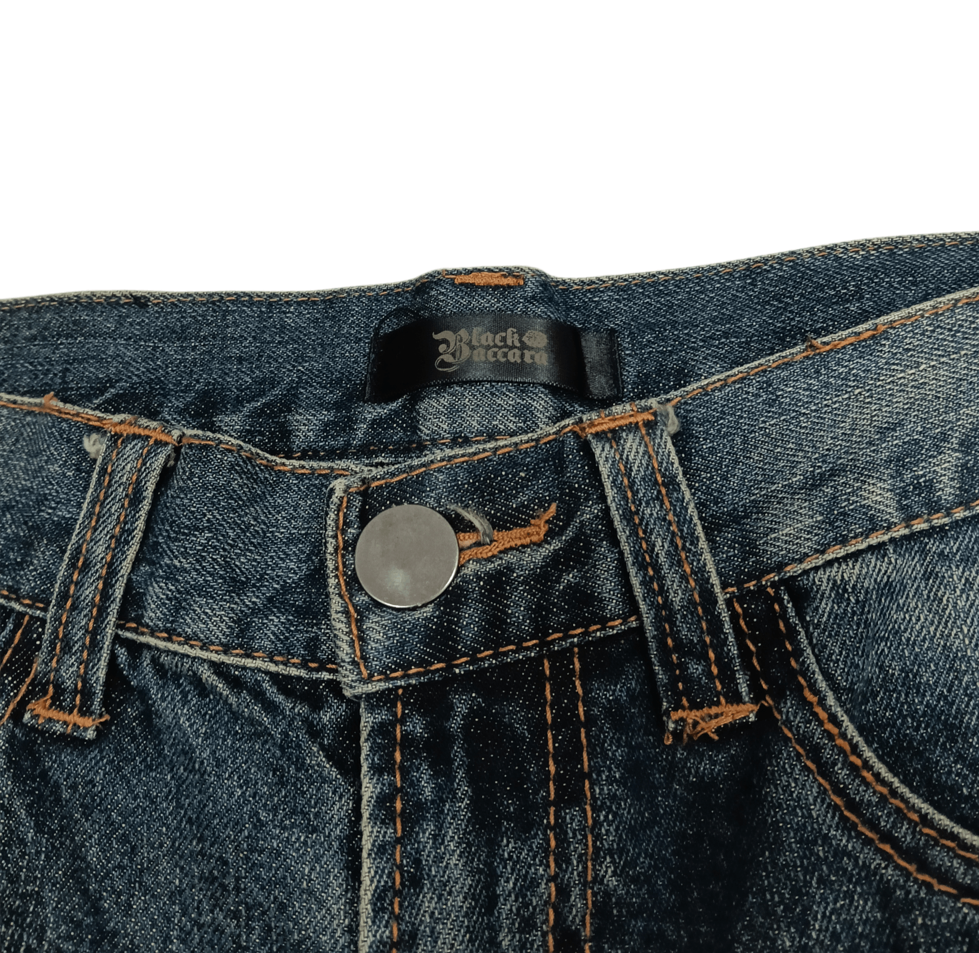 Japanese Brand 💥 Black Baccara Bootcut Clawmark Honeycomb Flared Denim 💥 Size US 32 / EU 48 - 10 Thumbnail