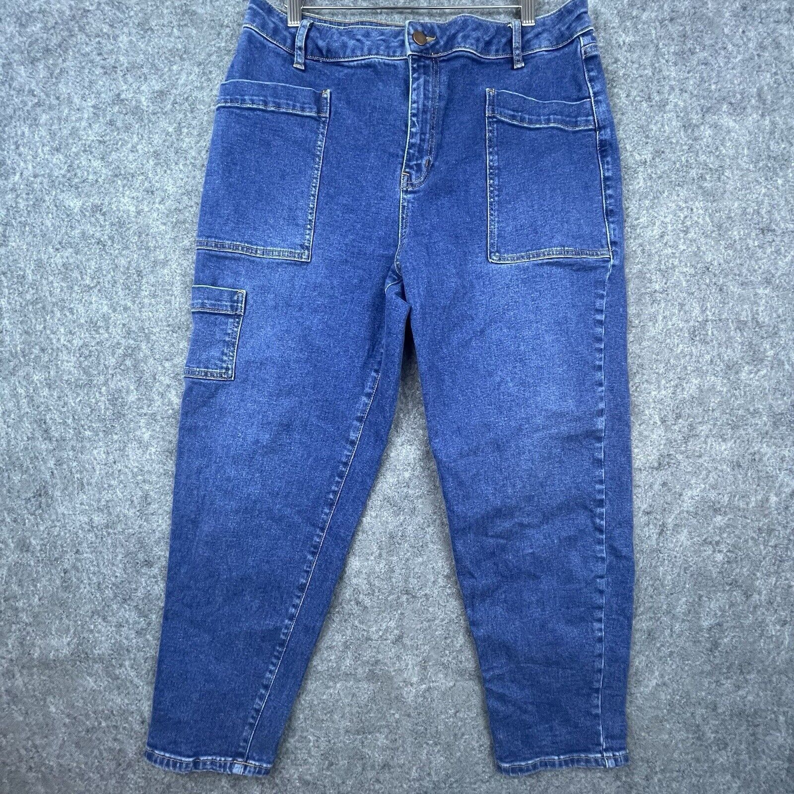 Boden Boden Denim Jeans Women 12 Barrel Taper Wide Baggy Horseshoe Size 34" / US 12 / IT 48 - 1 Thumbnail