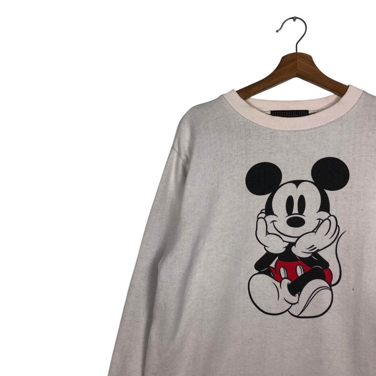 Japanese Brand × Mickey Mouse 📌Vintage Sweatshirt Crewneck Mickey Mouse Big Logo Size US M / EU 48-50 / 2 - 8 Thumbnail