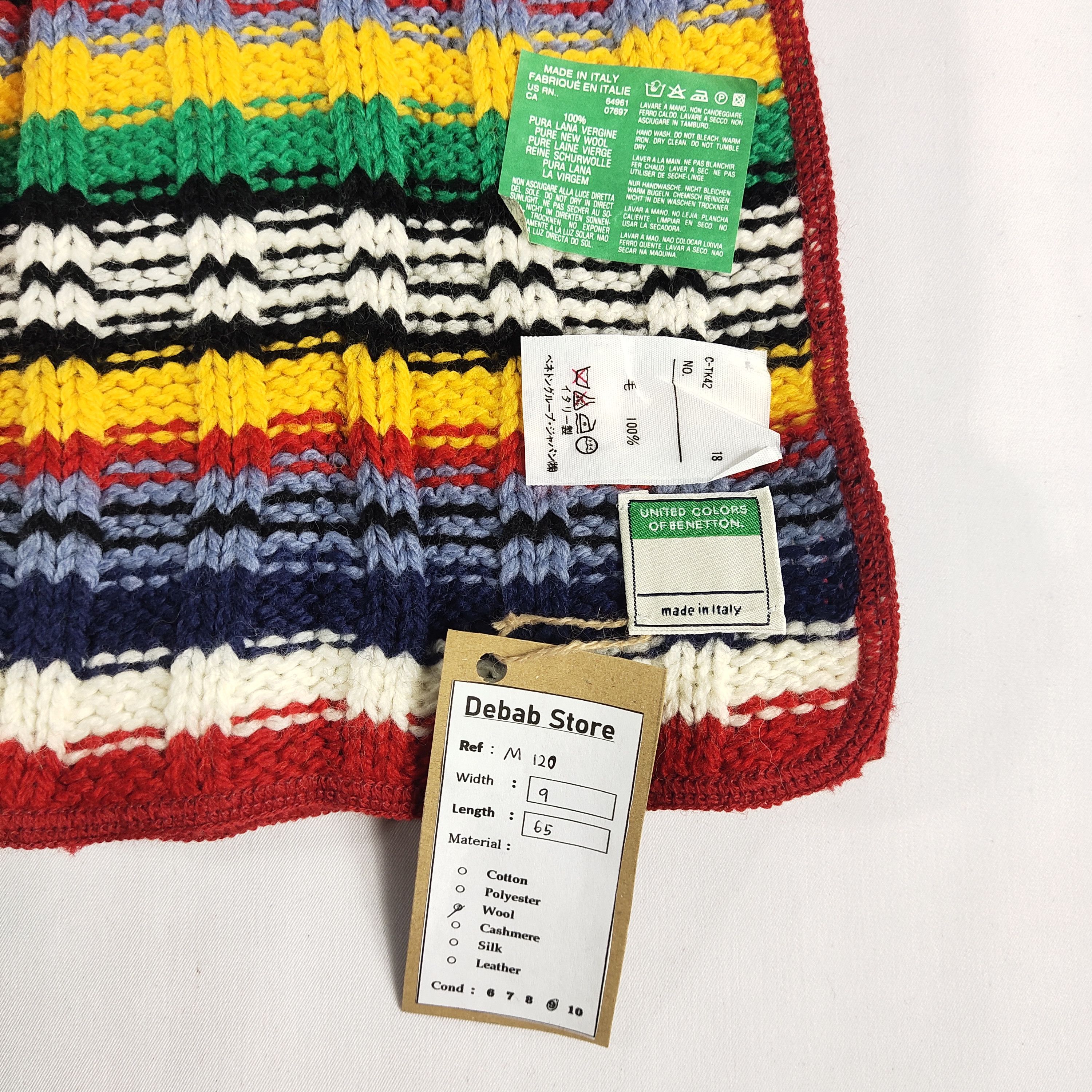 United Colors Of Benetton United Colors Of Benetton Scarf / Muffler / Neckwear M120 Size ONE SIZE - 4 Thumbnail