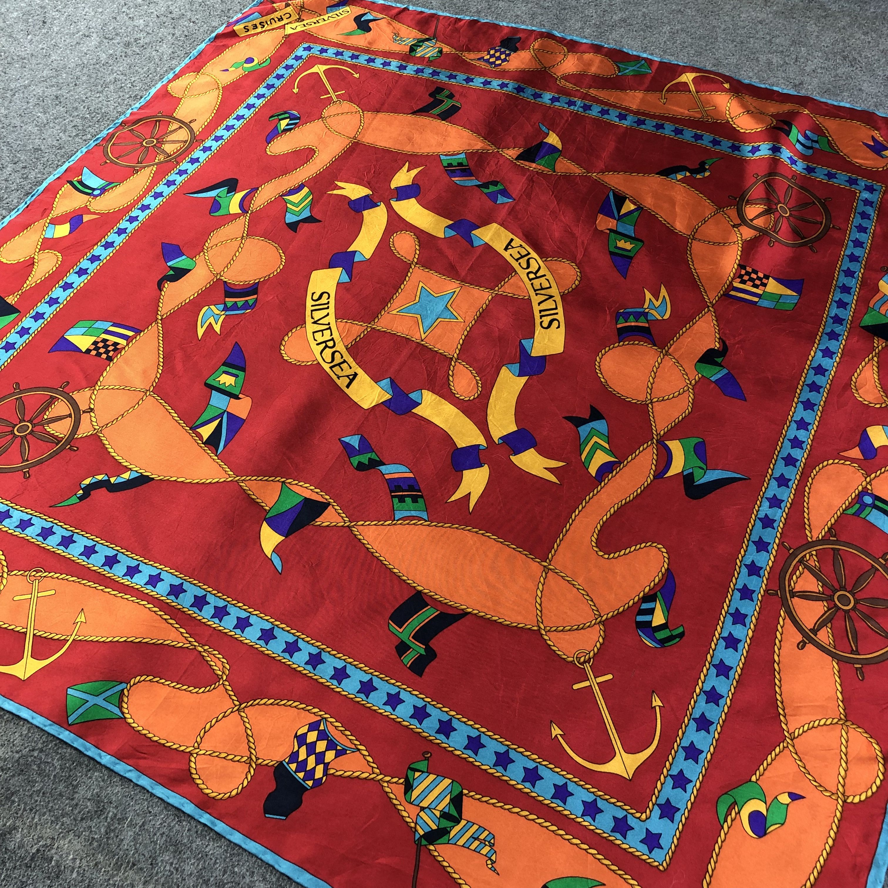 Vintage Vintage Jane Shilton Silk Scarf M626 Size ONE SIZE - 2 Thumbnail