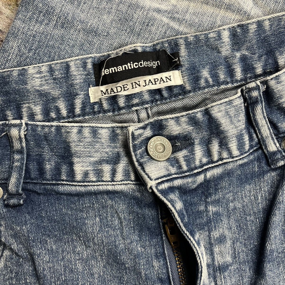 14th Addiction × Le Grande Bleu (L.G.B.) × semanticdesign Semantic design wash denim pants Size US 32 / EU 48 - 7 Thumbnail