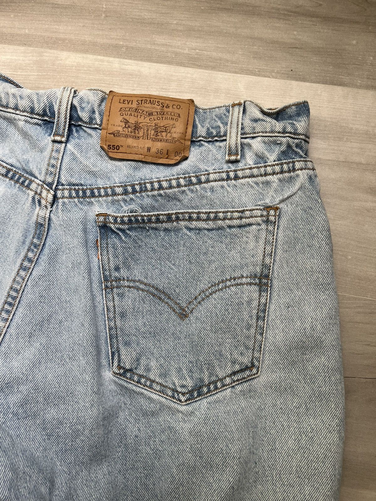 Levi's × Vintage Vintage Levi’s Orange Tab Jean Shorts Size:34 Tag:36 Size US 34 / EU 50 - 2 Thumbnail