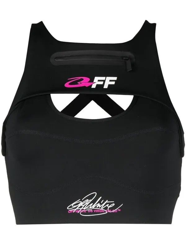 Off-White o1y1125 Size : L / Sport Bra in Black Size ONE SIZE - 1 Thumbnail