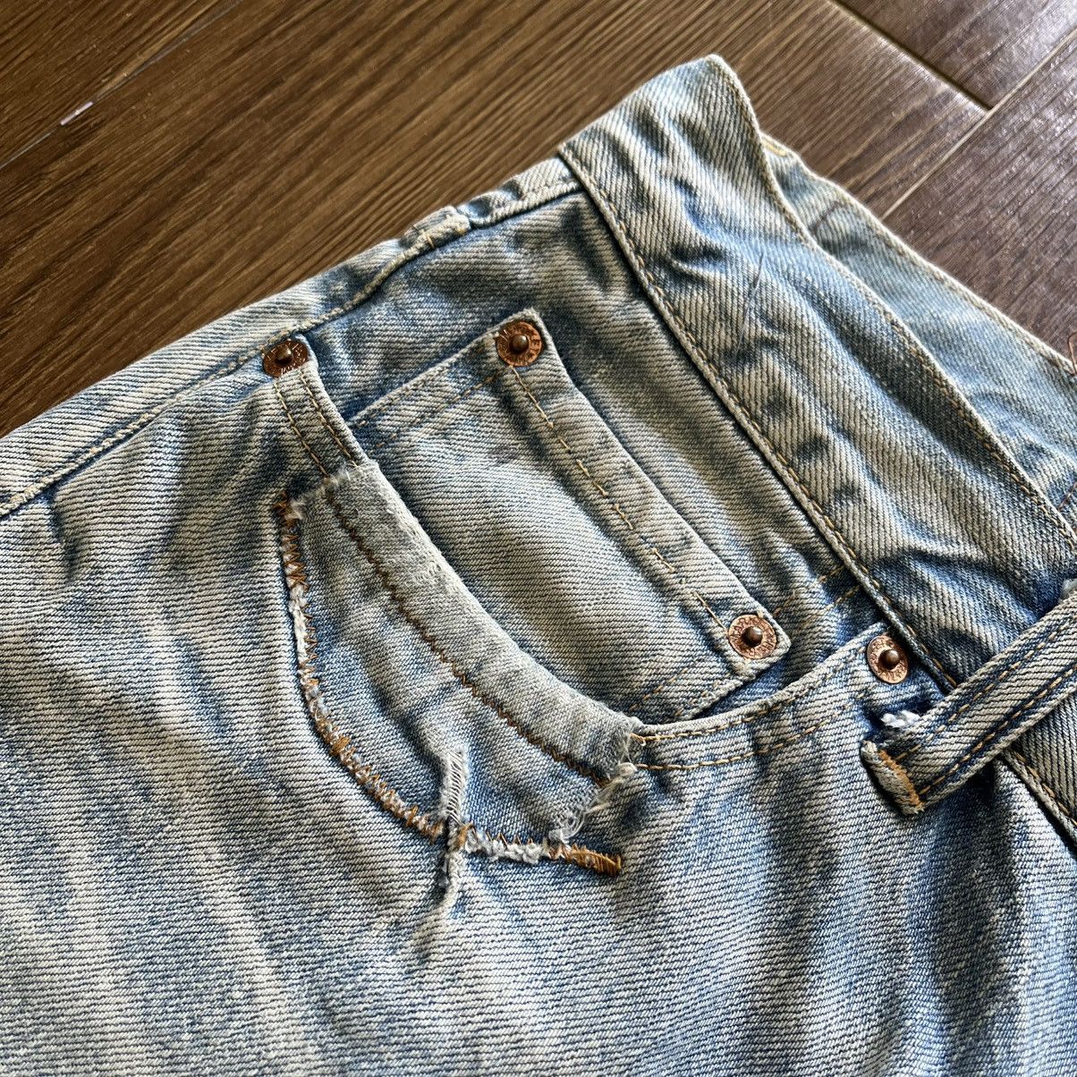 Blue Blue Japan Blue Blue Japan Boro Patchwork Denim – Indigo Repair Jeans Size US 33 - 9 Thumbnail