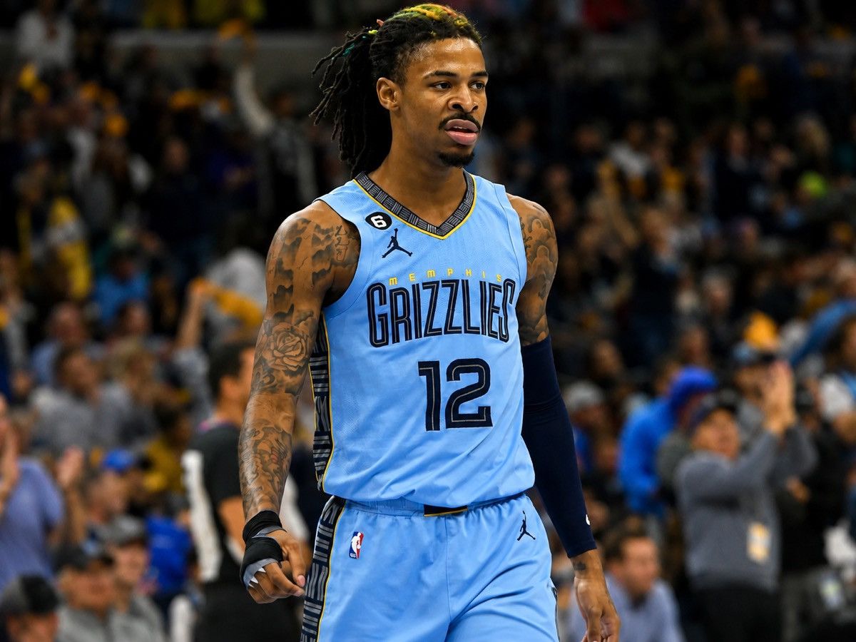Jordan Brand 2023 NBA MEMPHIS GRIZZLIES #12 MORANT BASKETBALL