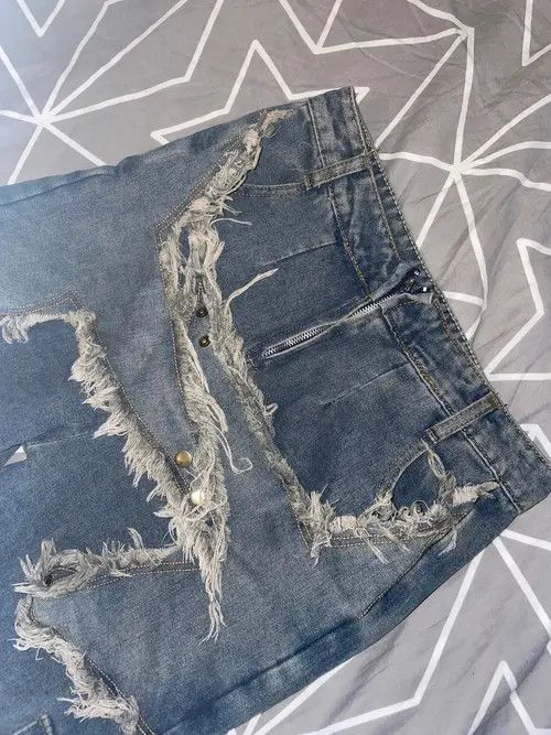 Japanese Brand × Vintage jeans with star patch Size US 30 / EU 46 - 4 Thumbnail