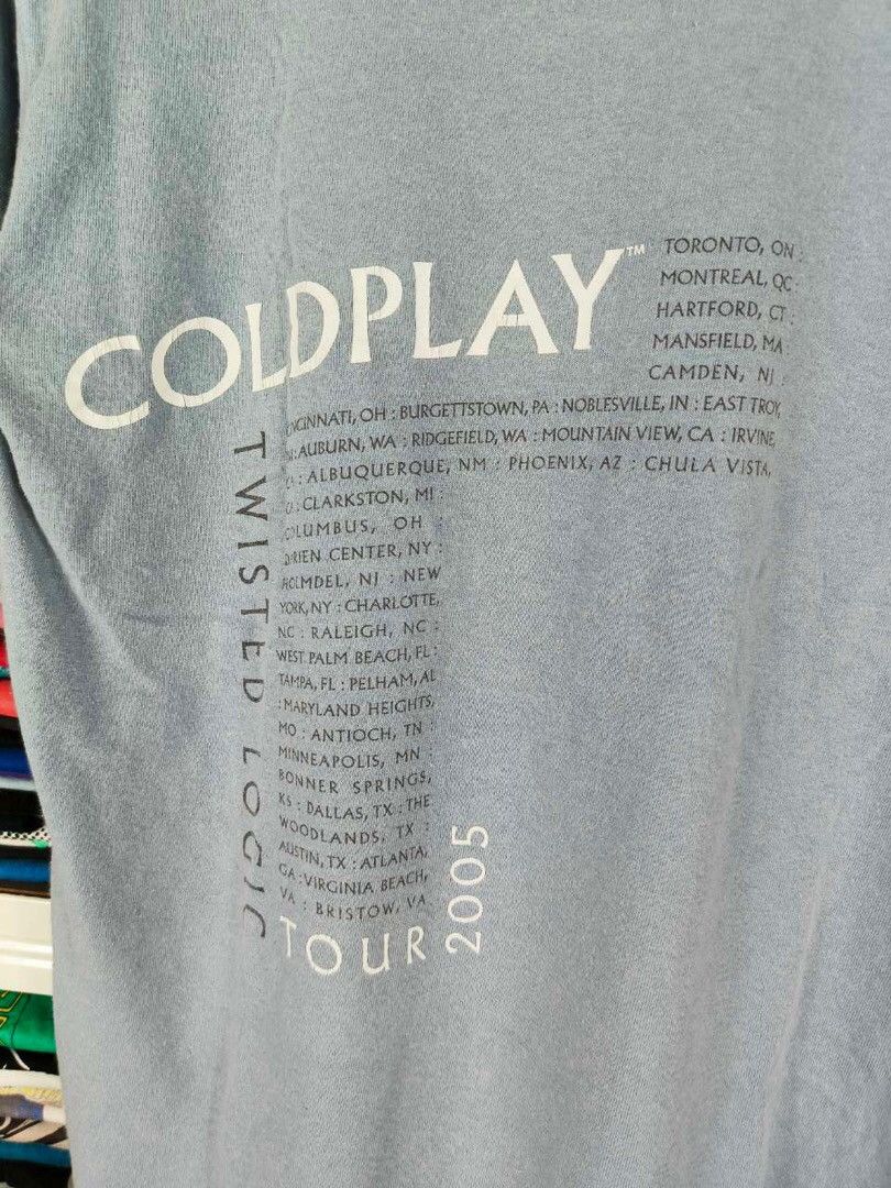 Band Tees Vintage Coldplay Tour 2005 Size US XS / EU 42 / 0 - 5 Thumbnail
