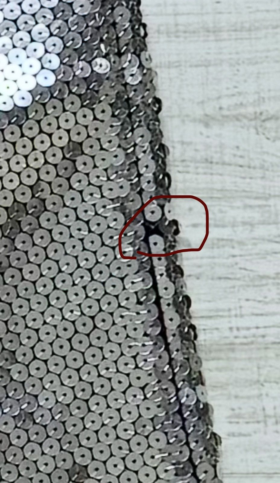 H&M × Moschino H&M x Moschino sequin pants size 34 gently used silver Size US 43 - 13 Thumbnail