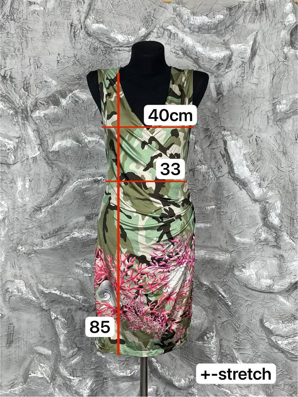Blumarine Bluemarine Rare Vintage Dress Camo / Corrals Pattern Y2K Size S / US 4 / IT 40 - 20 Thumbnail