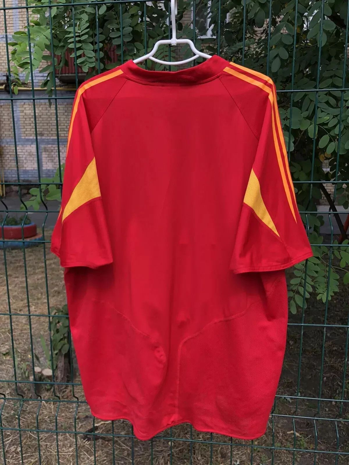 Adidas VINTAGE SPAIN NATIONAL 2003 2004 2005 HOME JERSEY SOCCER Size US XXL / EU 58 / 5 - 3 Thumbnail