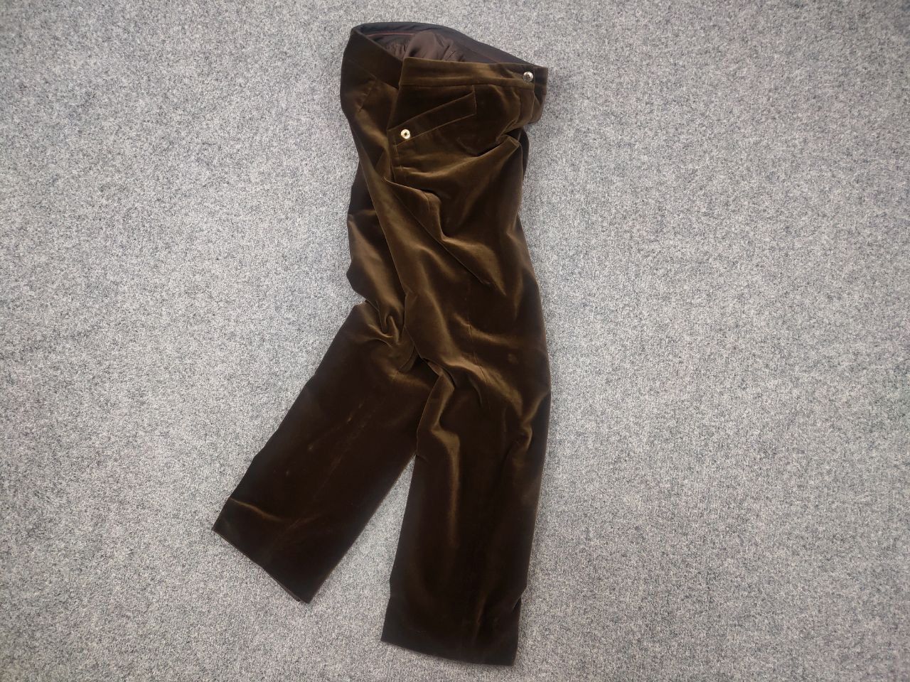 Loro Piana Loro piana Italy Design Velour straight trousers Pants Size 29" - 3 Thumbnail