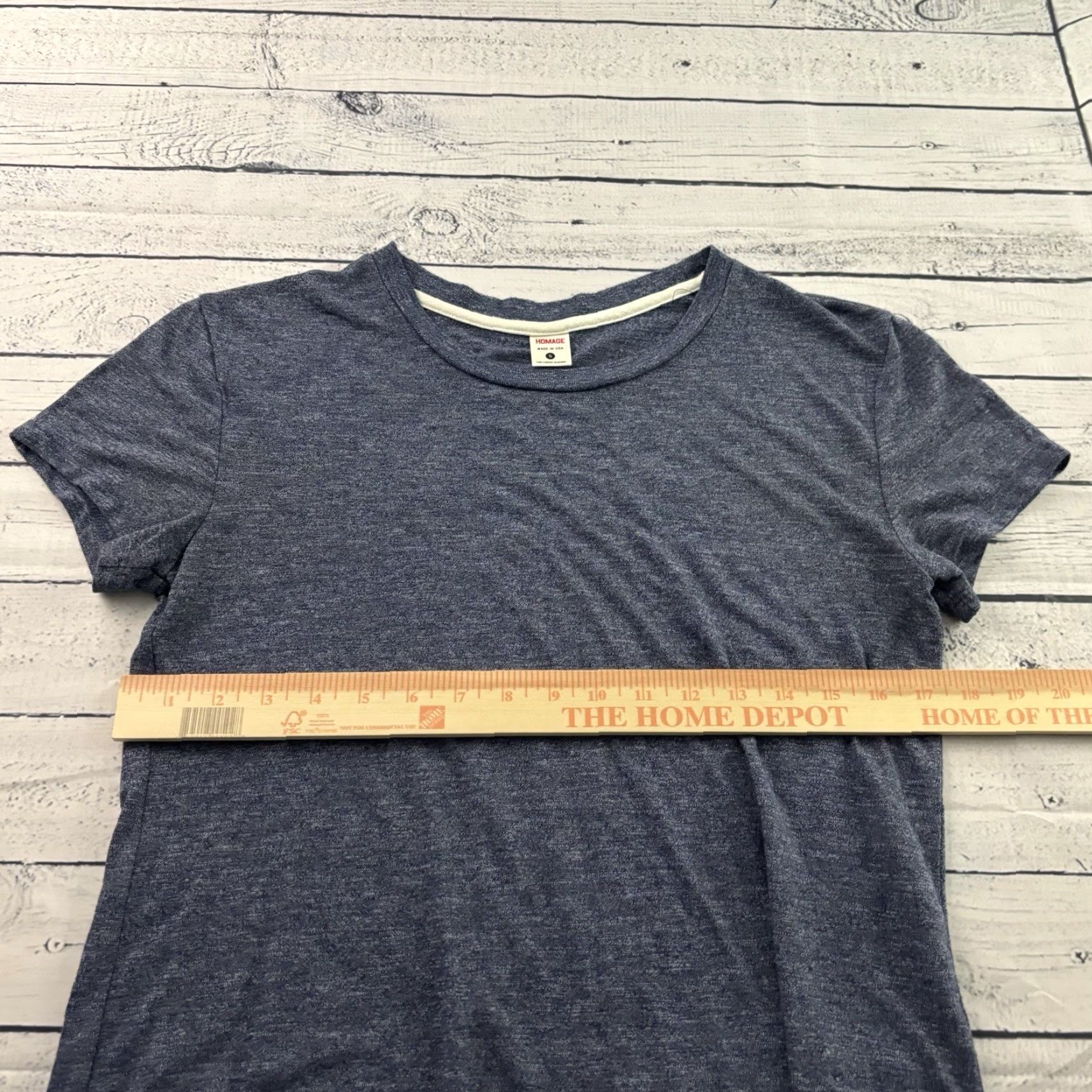 Vintage Homage Short Sleeve T-Shirt Women's Small Blue USA Shirt Size S / US 4 / IT 40 - 4 Thumbnail