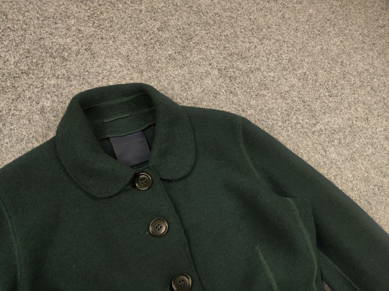 Aspesi Alberto Aspesi Design green wool button Pocket Blazer Jacket Size M / US 6-8 / IT 42-44 - 5 Thumbnail