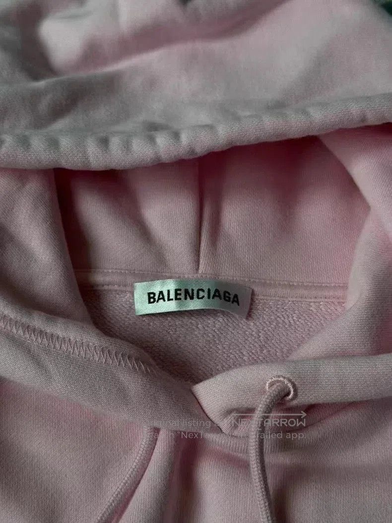 Balenciaga Balenciaga Pink Crew Hoodie. Size US XS / EU 42 / 0 - 4 Thumbnail