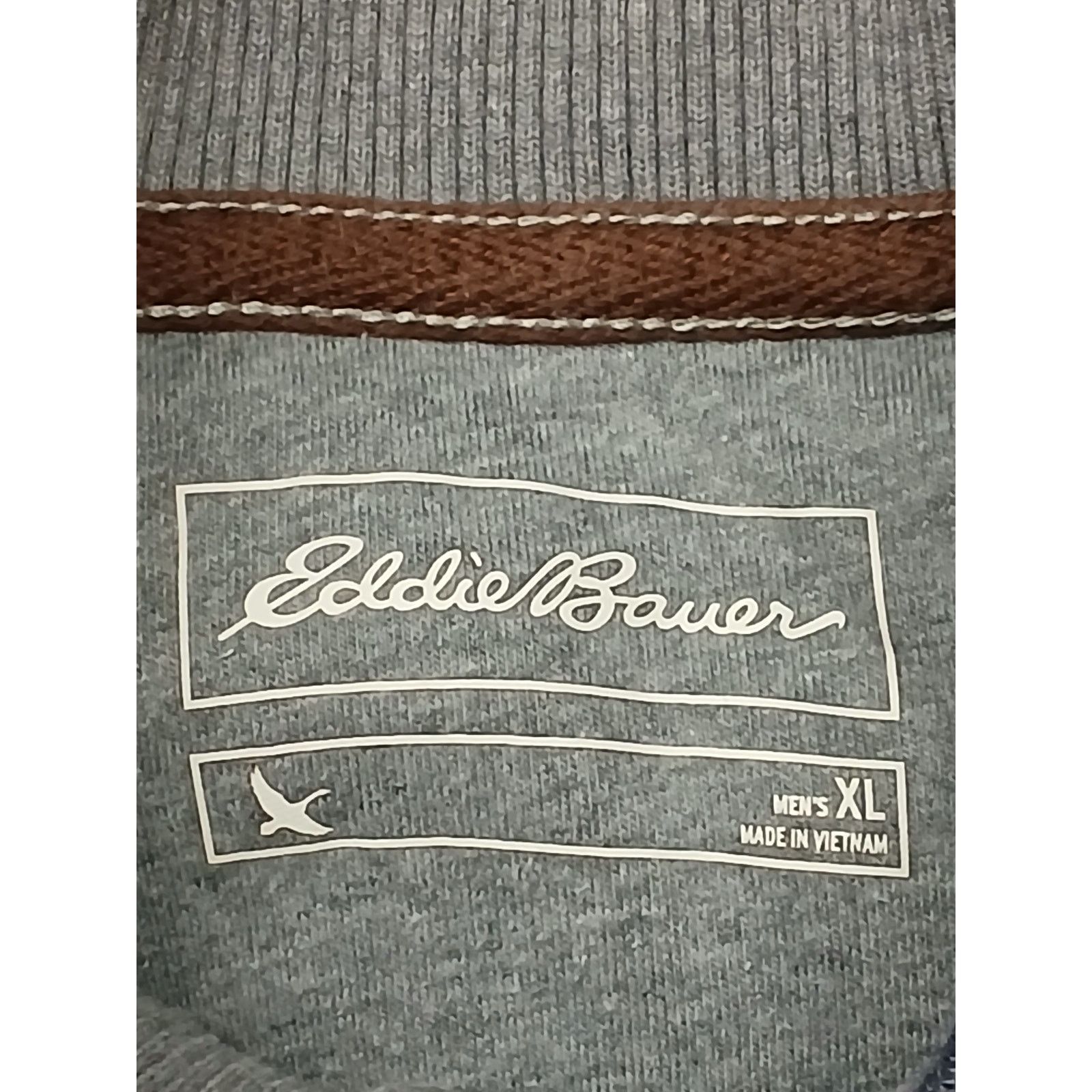 Eddie Bauer Eddie Bauer (XL) Men's Blue Full-Zip Mock Neck Sweatshirt Size US XL / EU 56 / 4 - 8 Thumbnail