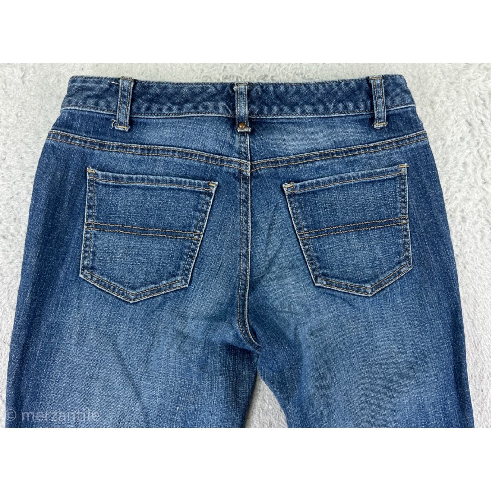 Tommy Hilfiger Tommy Hilfiger Jeans Women 4 Blue Denim Flared Leg Stretch Bootcut Pants Continental 5-Pocket Design Cotton Denim Regular Size 4 Women blue jeans Size 27" / US 4 / IT 40 - 3 Thumbnail