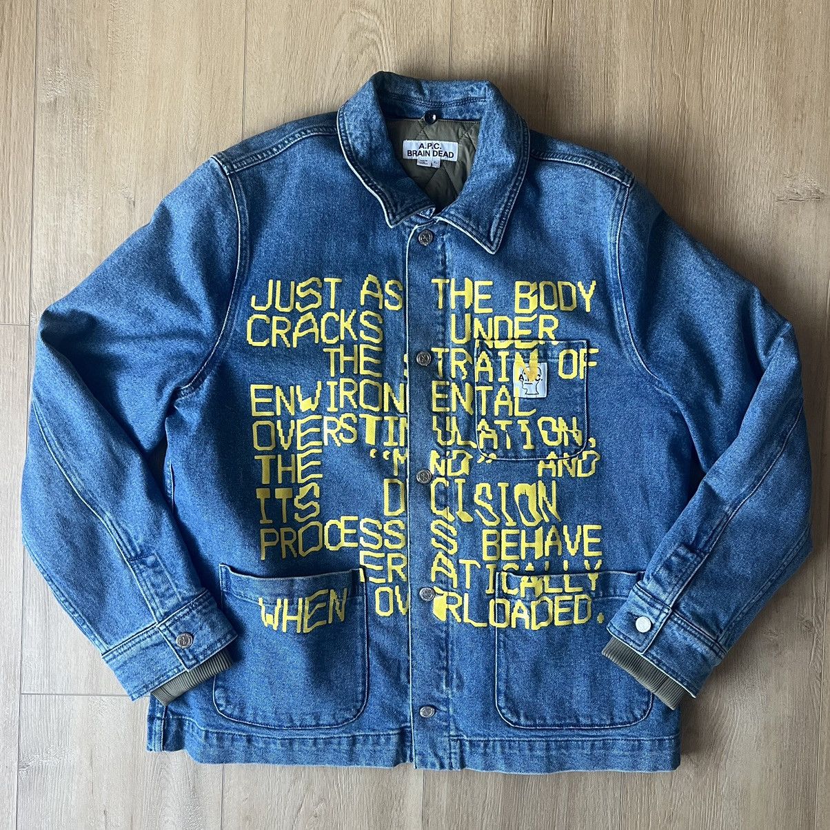 A.P.C. × Brain Dead IMHOTEP JAPANESE DENIM CHORE JACKET