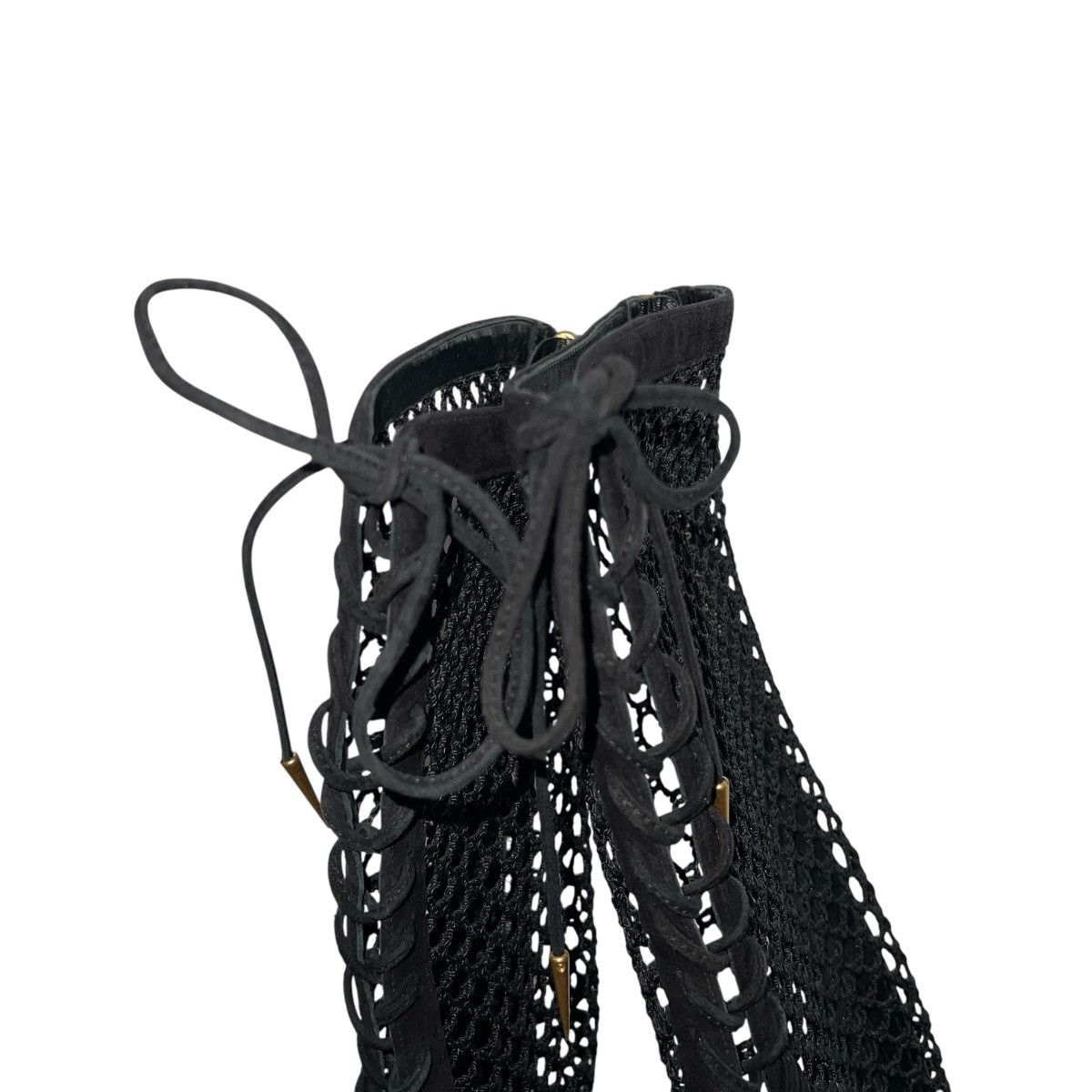 Dior Christian Dior Naughtily-D Suede Mesh Statement Boots Size US 6.5 / IT 36.5 - 6 Thumbnail