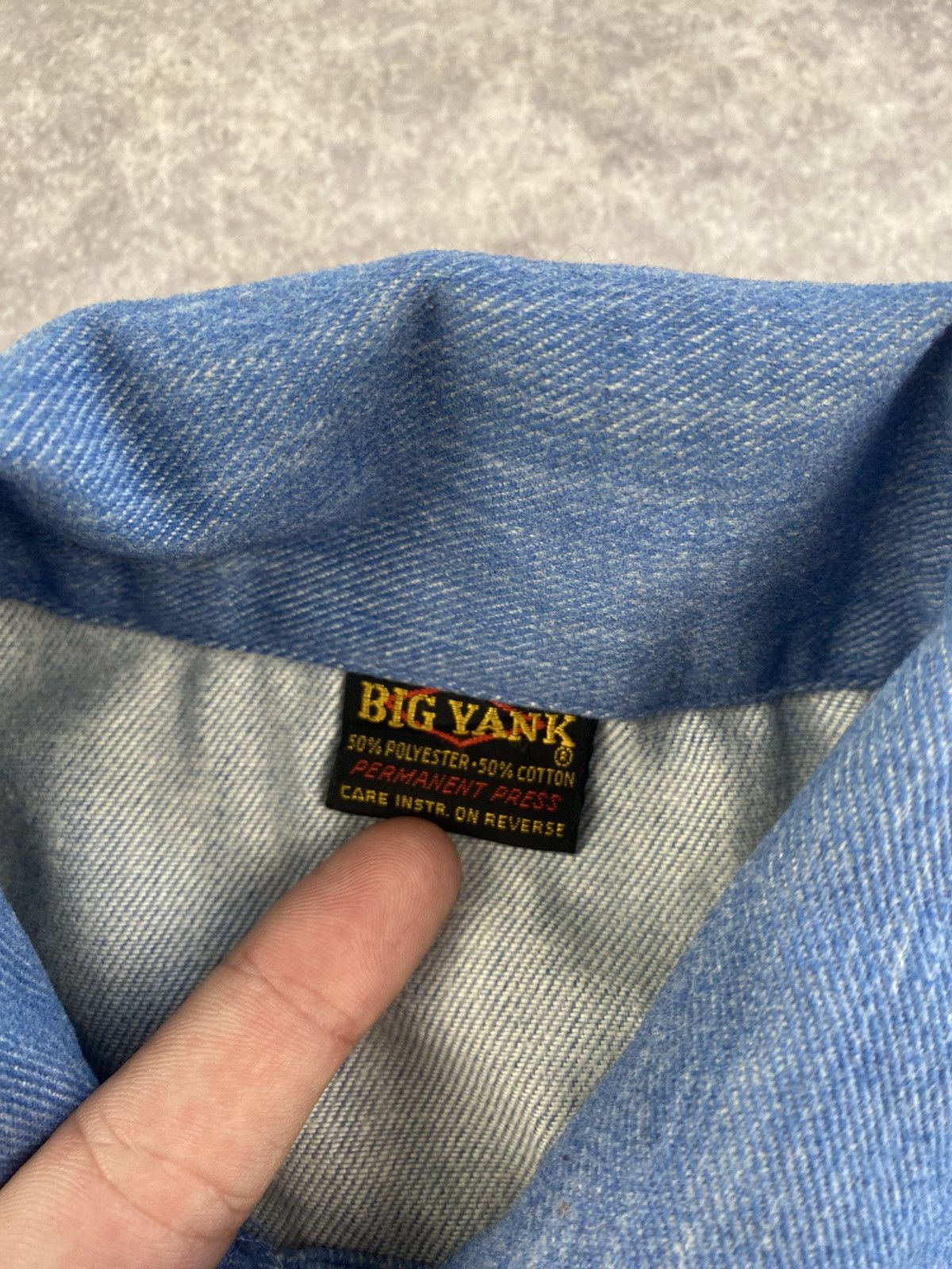 Other Big Yank Selvedge Denim Shirt with metal button Size US L / EU 52-54 / 3 - 3 Thumbnail