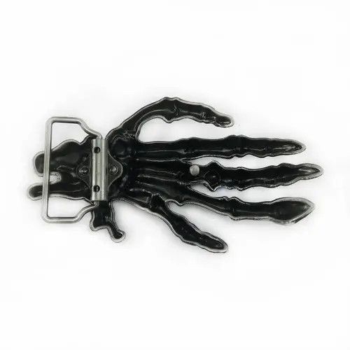 VIBE Skull Hands Metal belt buckle ( no belt ) Size ONE SIZE - 4 Thumbnail
