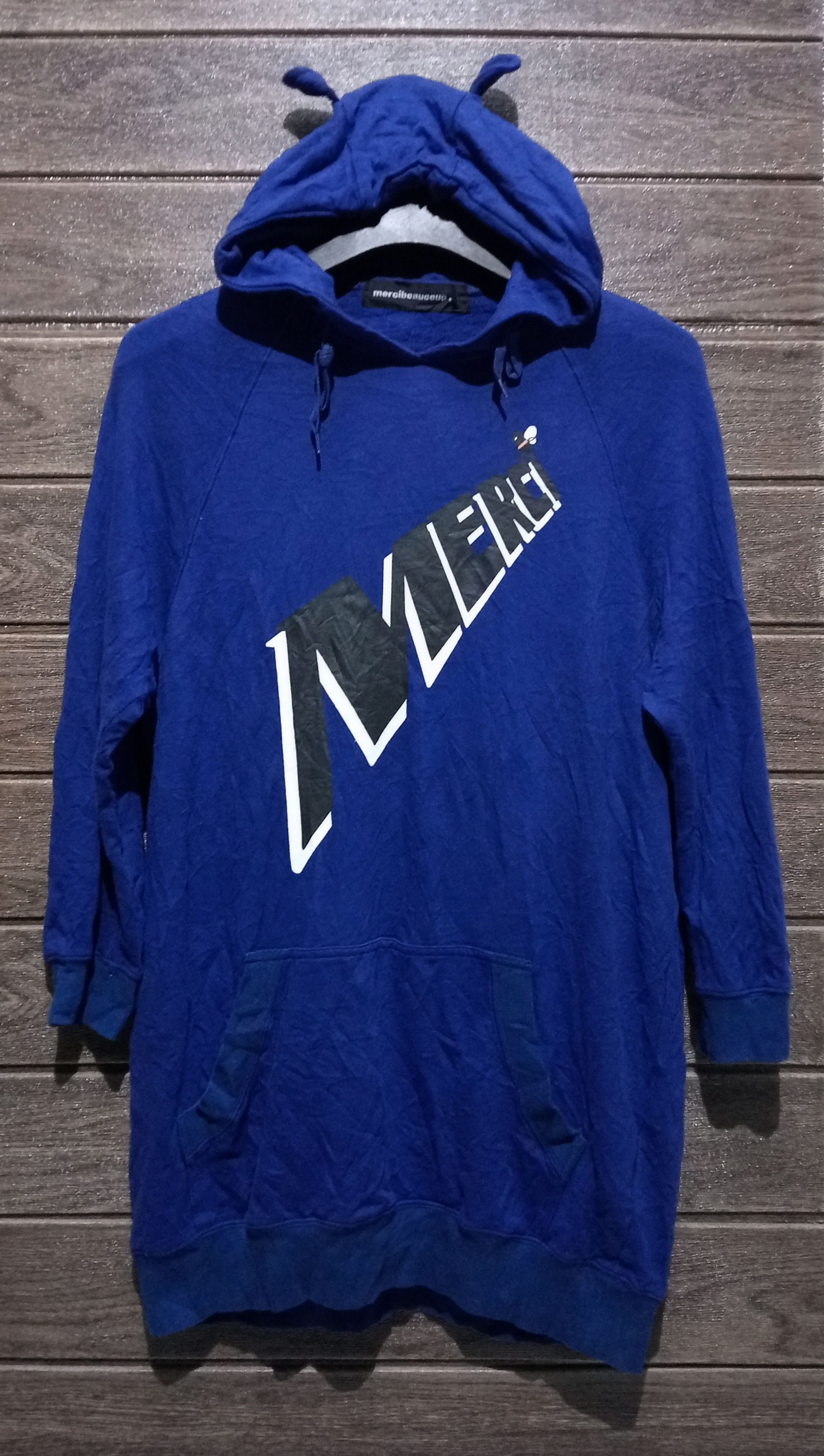 Issey Miyake × mercibeaucoup Vintage Mercibeaucoup Issey Miyake Long Pullover Hoodie Size US M / EU 48-50 / 2 - 1 Thumbnail