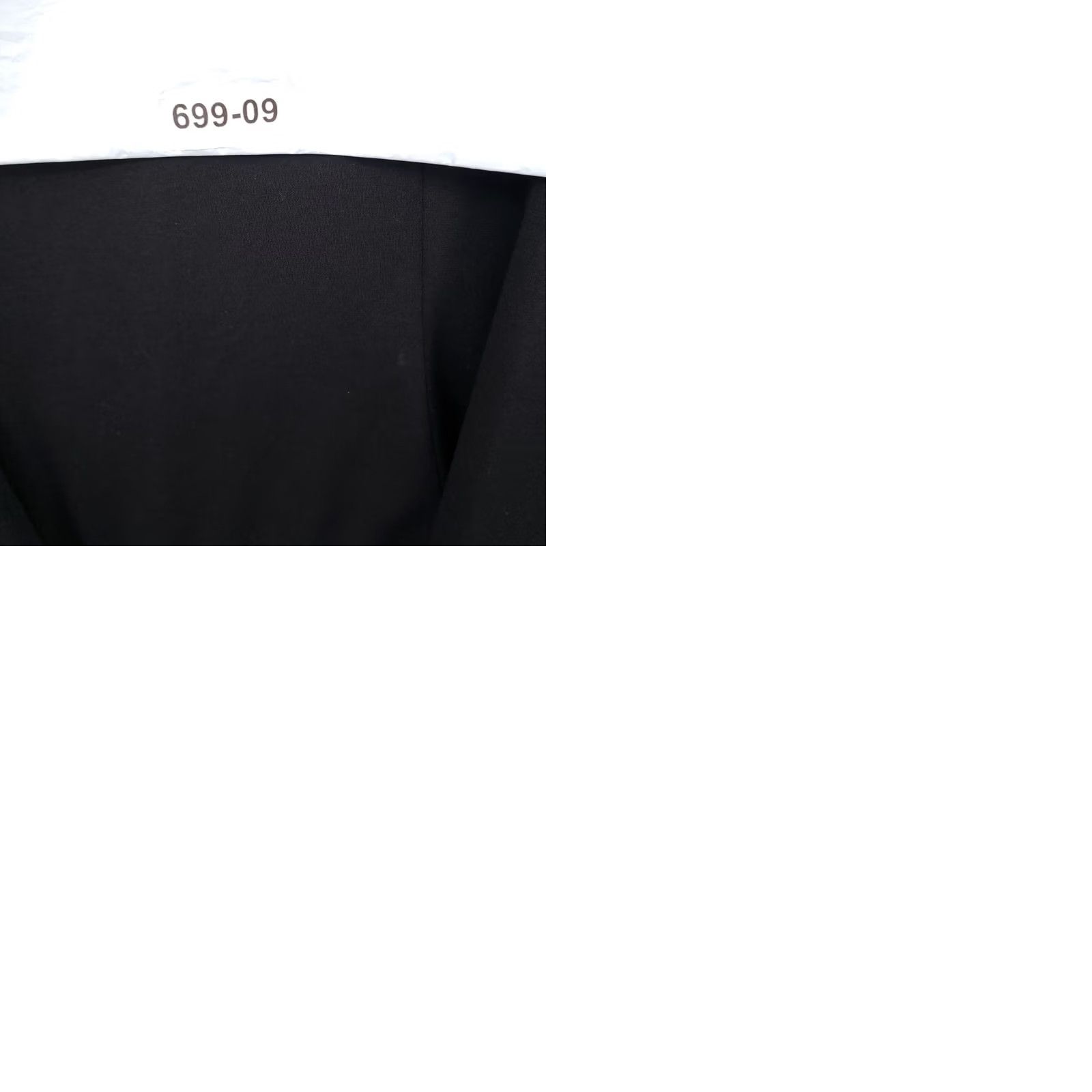 Vintage Dana Buchman Blazer Womens 14 Black Full Zip V-Neck Lined Officewear Jacket Coat Regular Size XS-? Size XL / US 12-14 / IT 48-50 - 9 Thumbnail