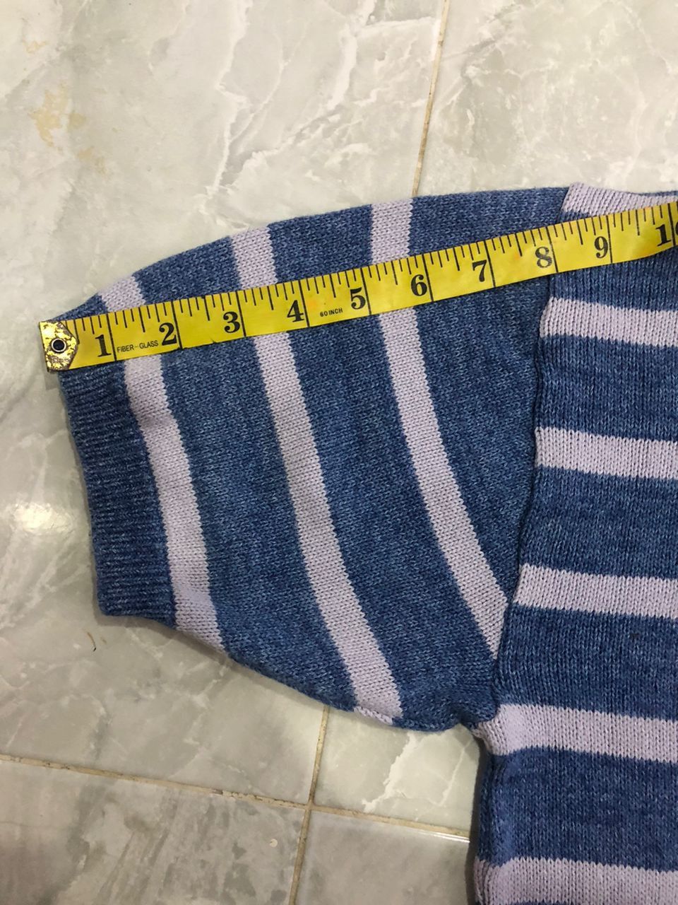 Aran Isles Knitwear × Japanese Brand Vintage Pro Varlia Striped Knit Polo Jumper Size US M / EU 48-50 / 2 - 15 Thumbnail