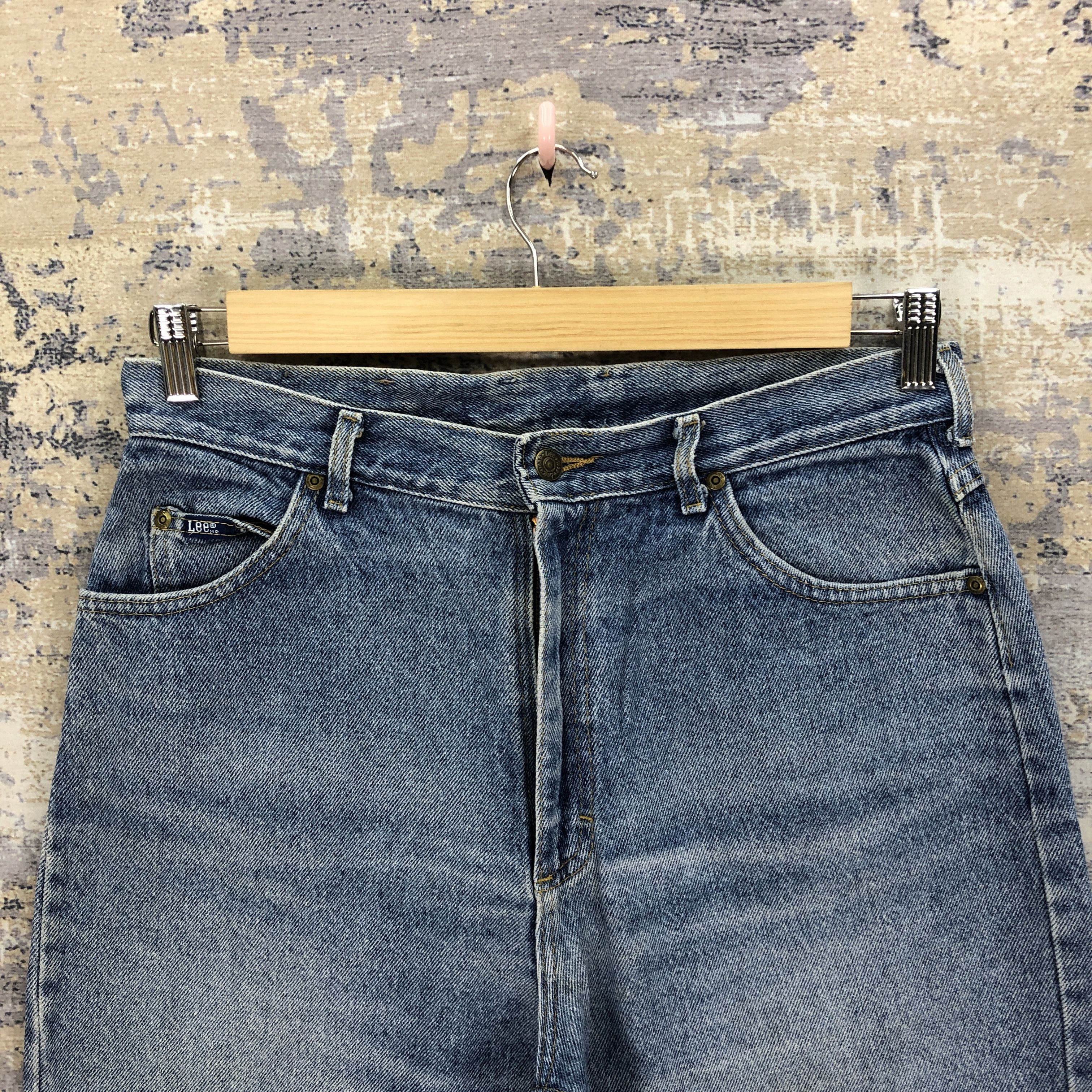Lee × Vintage Vintage 90s Lee Light Wash Jeans Tapered Lee Sunfaded Denim Size US 30 / EU 46 - 3 Thumbnail