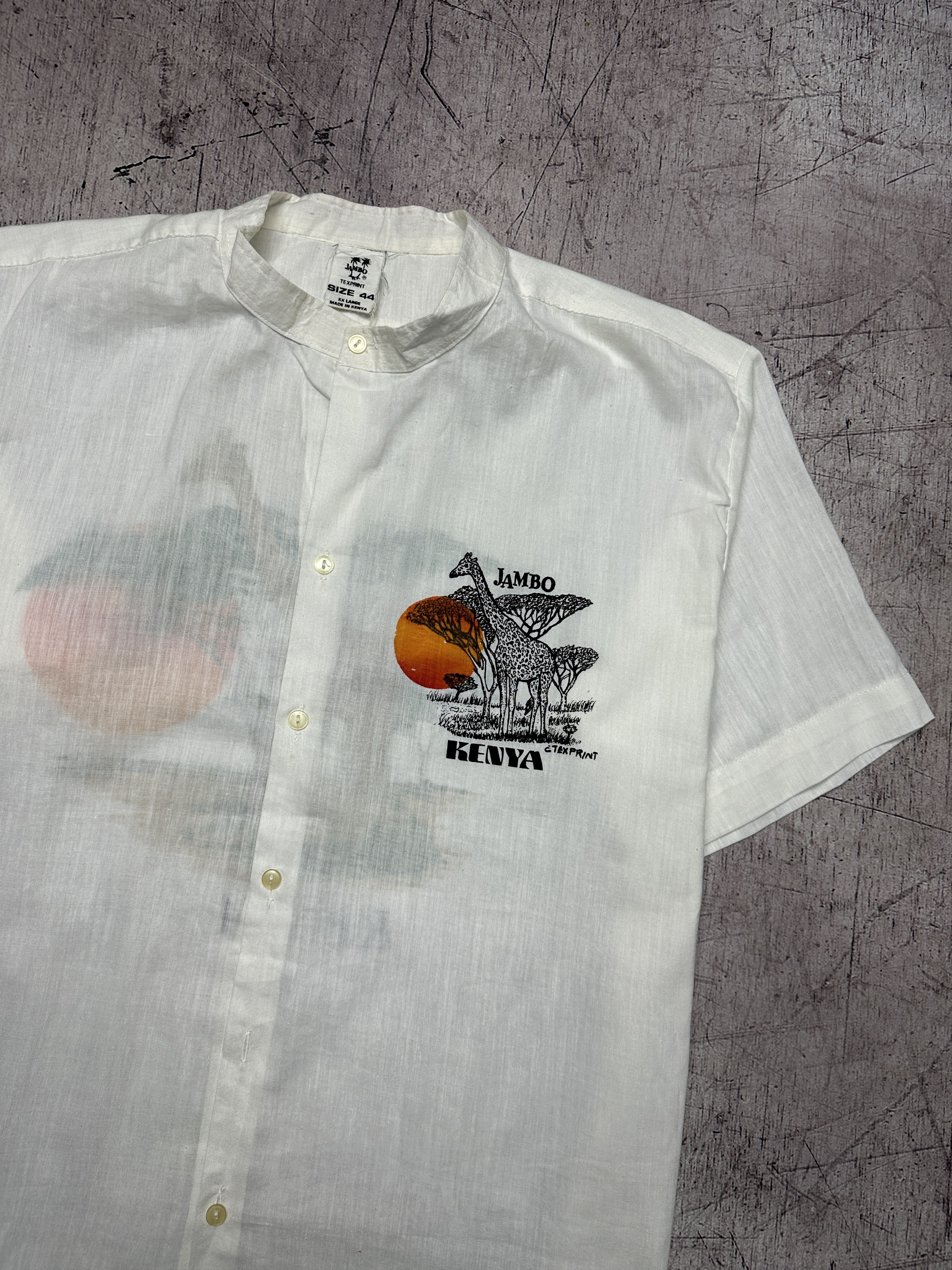 Vintage Jambo Kenya Vintage Mens Hawaiian Shirt Size US XXL / EU 58 / 5 - 5 Thumbnail