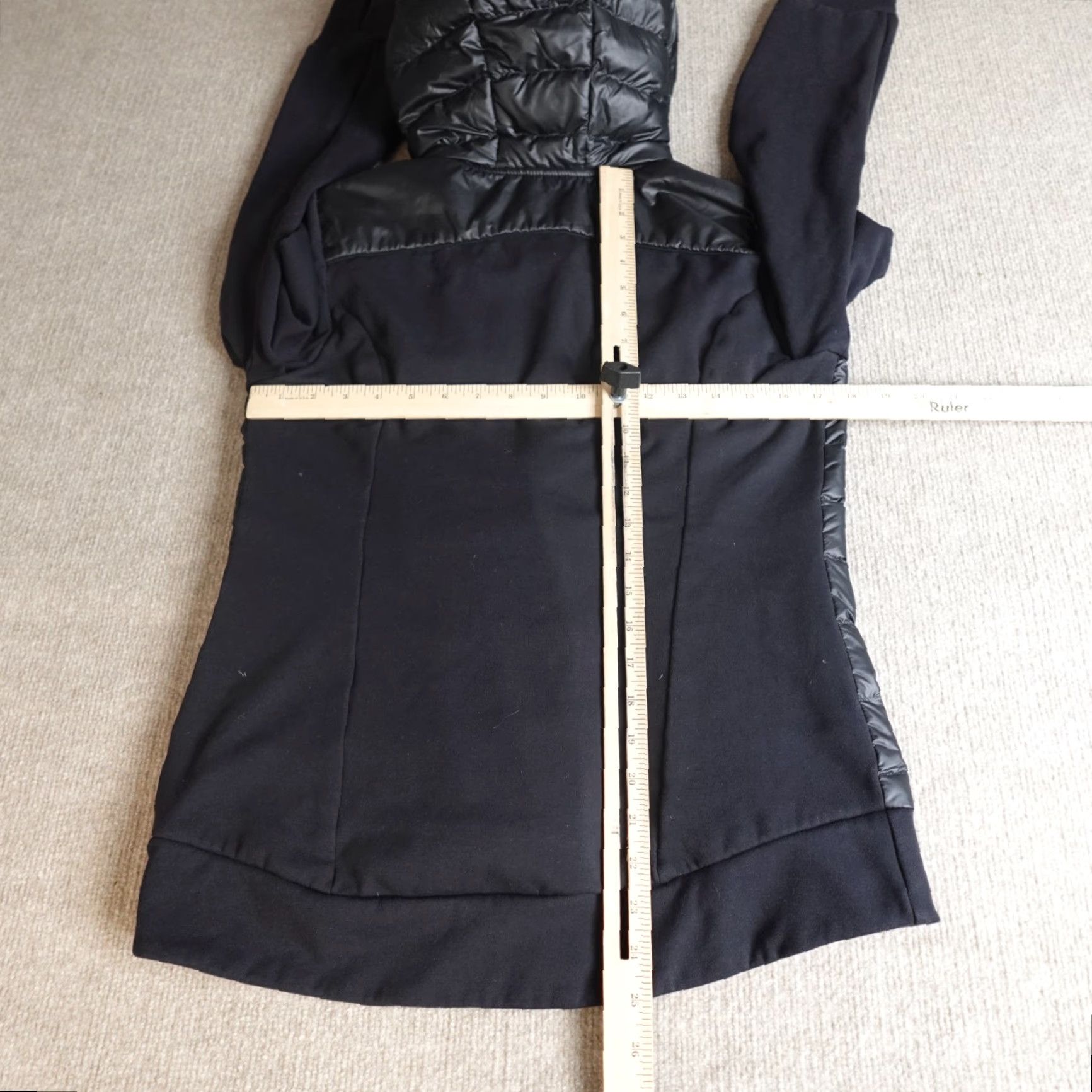Athleta Athleta Jacket Women S Black Full Zip Hooded Down Puffer Winter Fall 77255 Size S / US 4 / IT 40 - 6 Thumbnail
