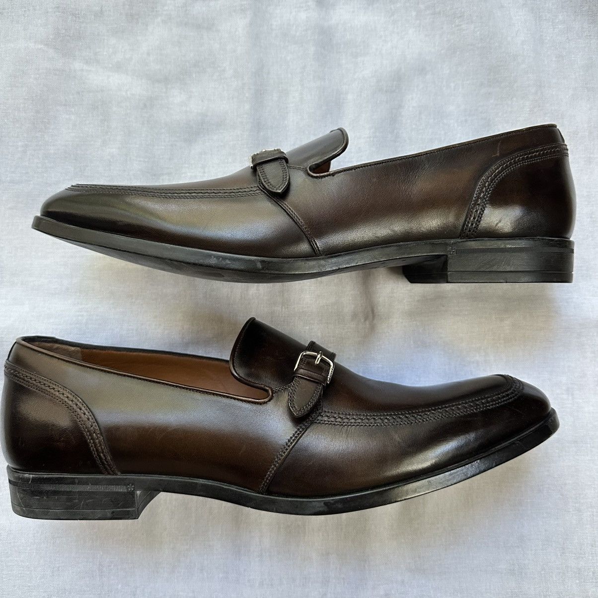 Bally New Bally $975 Lavoli Brown Leather Slip On Loafers 10D Size US 10 / EU 43 - 1 Thumbnail