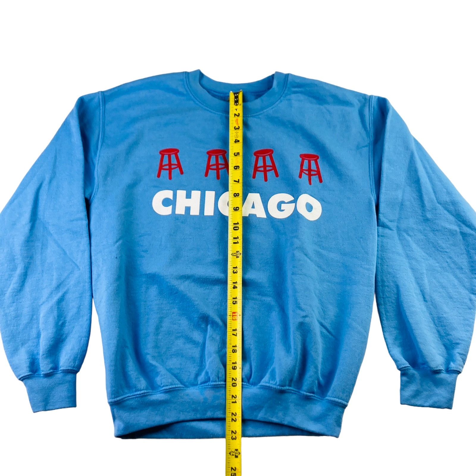 Gildan Barstool Sports Chicago Men’s Sweatshirt Blue • Small Size US S / EU 44-46 / 1 - 5 Thumbnail