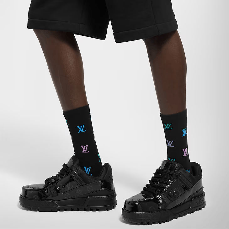 Louis Vuitton LV Blason Shading Socks - M Size ONE SIZE - 4 Thumbnail