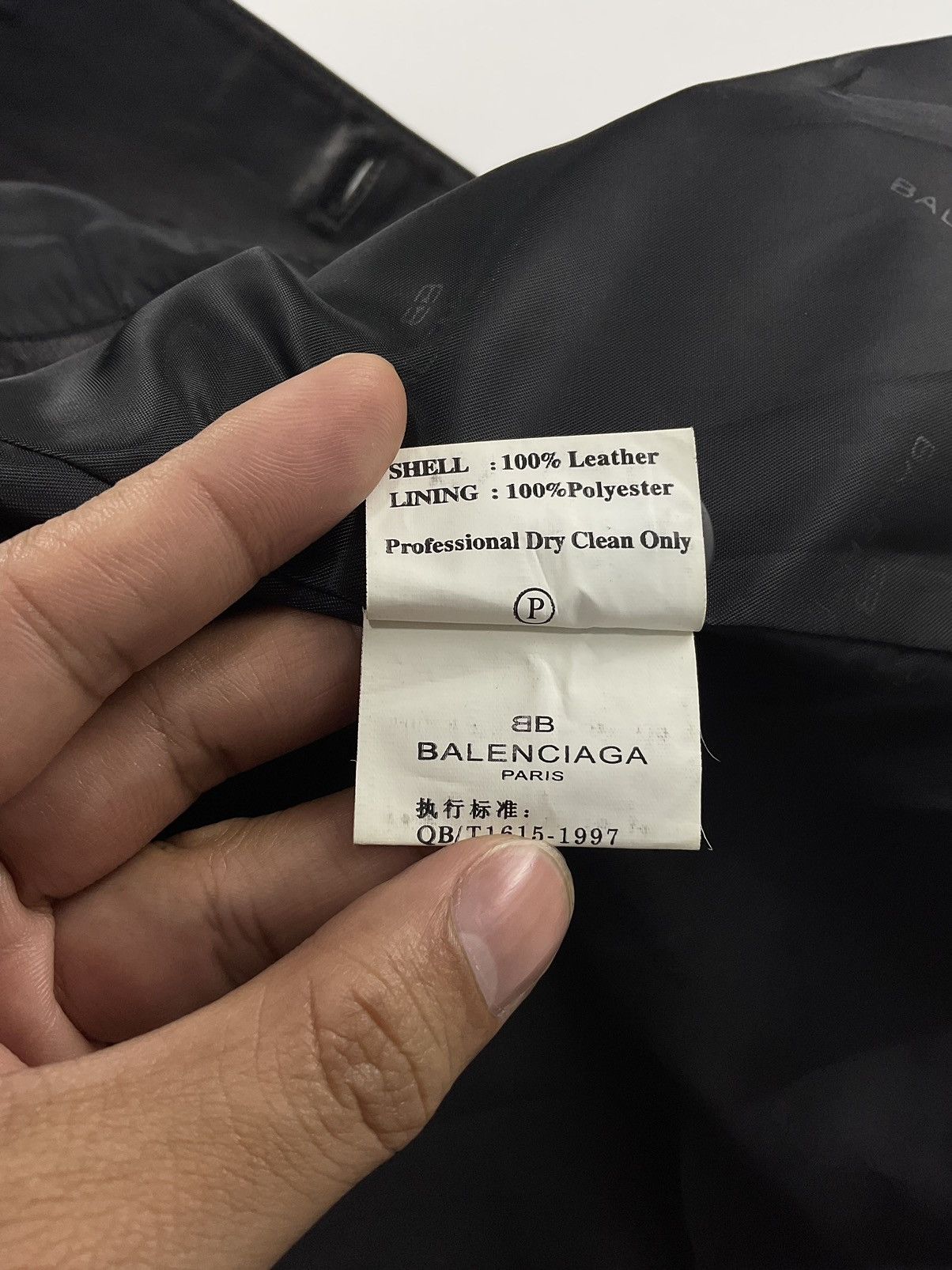 Balenciaga Vintage Balenciaga Leather Jacket Size US XL / EU 56 / 4 - 13 Thumbnail