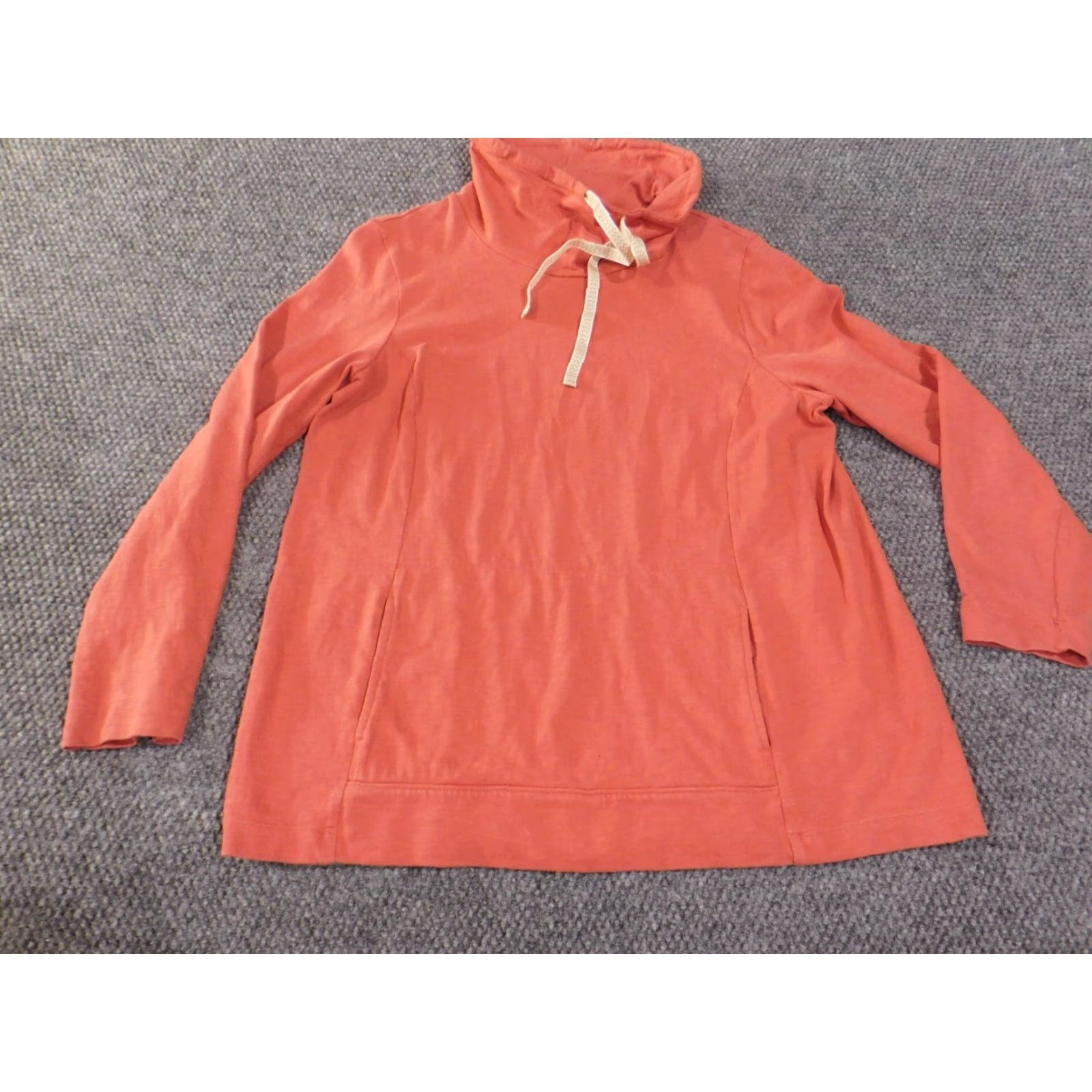 Coldwater Creek Coldwater Creek Sweater Pullover Womens M Pink Knit Cotton Turtleneck Long Sleeve Ruffle Breathable Casual Modern 90s? Size M / US 6-8 / IT 42-44 - 2 Thumbnail
