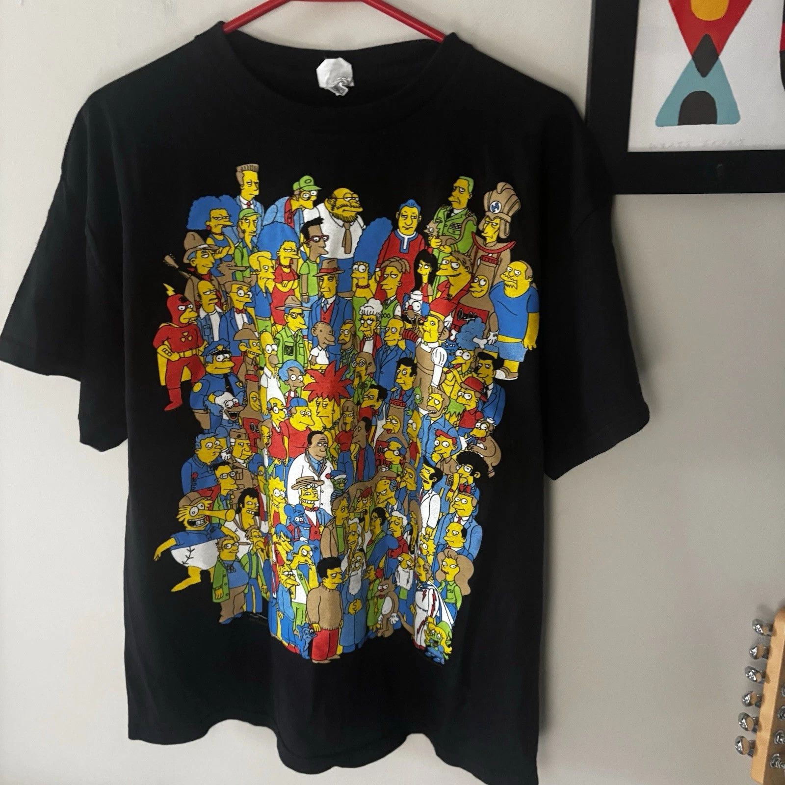 Alstyle Simpsons 2007 Vintage Character Collage T-Shirt Black Size US L / EU 52-54 / 3 - 1 Thumbnail