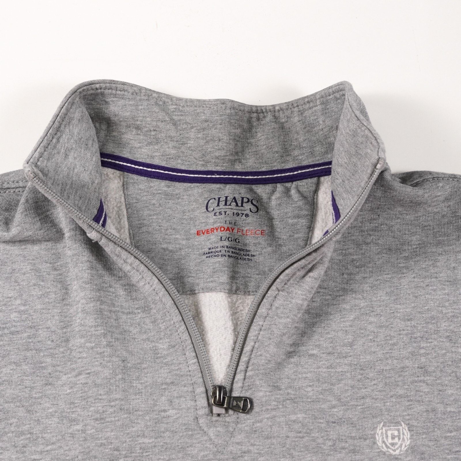 Chaps Chaps 1978 Sweater Long Sleeve Fleece Tee Sweatshirt Shirt L Size US L / EU 52-54 / 3 - 7 Thumbnail