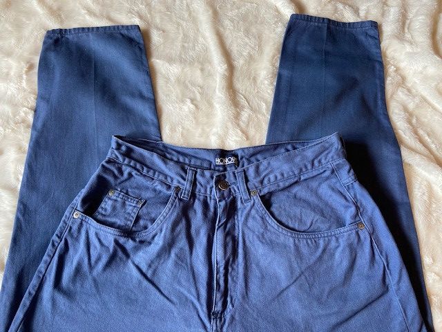 Vintage Honors 90's High-Waisted Mom blue-coloured Jeans Size 38" / US 16 / IT 52 - 7 Thumbnail