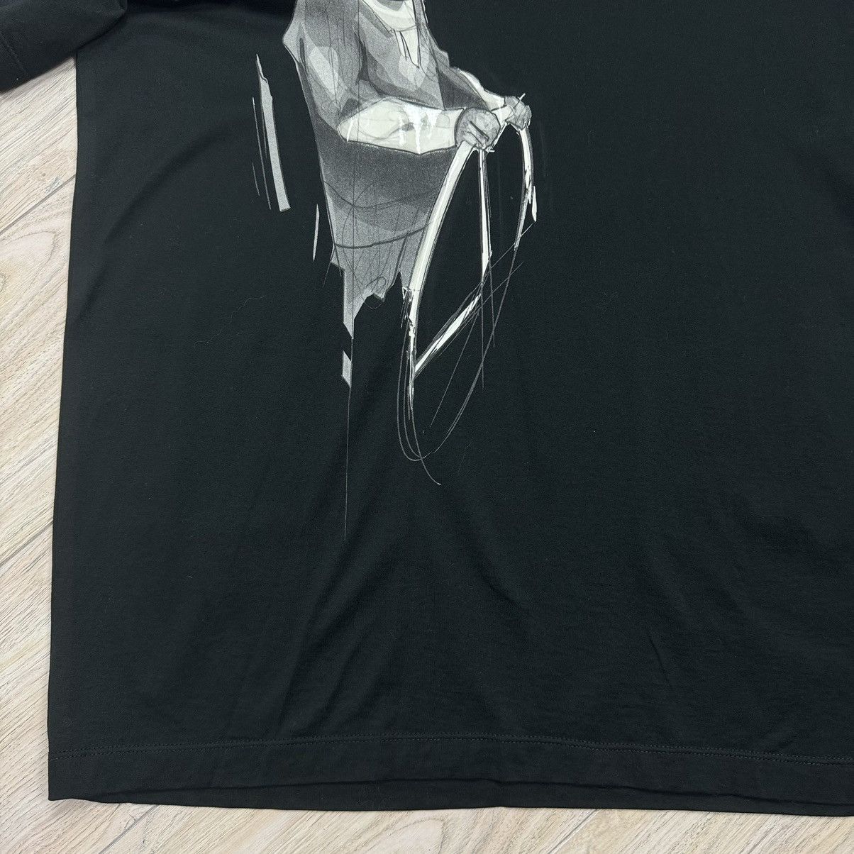Designer Zzegna Cotton Black Classic T-Shirt Size US L / EU 52-54 / 3 - 4 Thumbnail