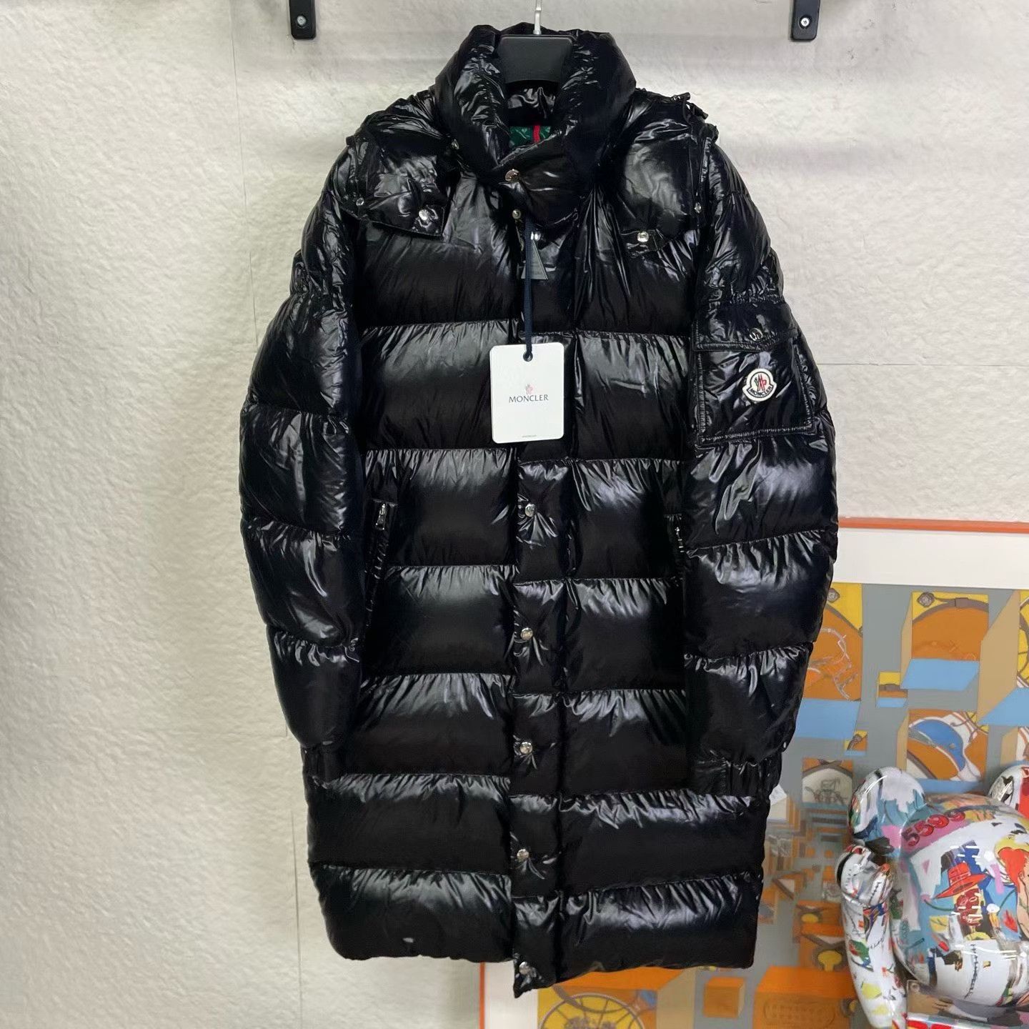 Moncler Moncler Hanoverian Long Down Jacket Size US L / EU 52-54 / 3 - 1 Thumbnail