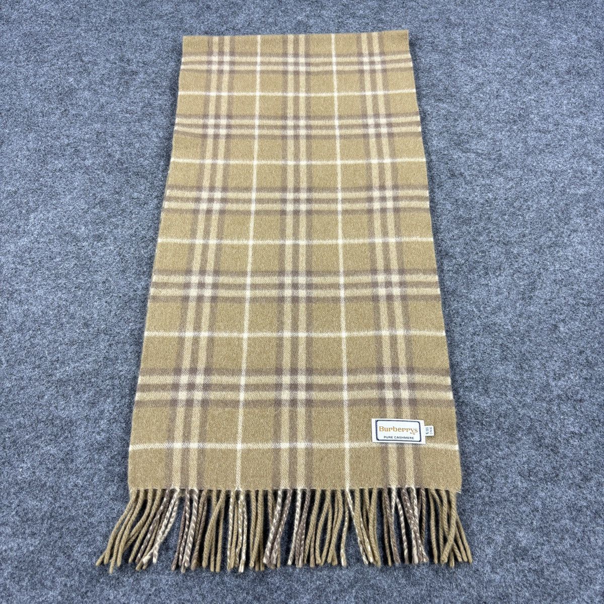 Burberry × Vintage Burberry Scarf # D703 # Muffler # Neckwear Size ONE SIZE - 5 Thumbnail