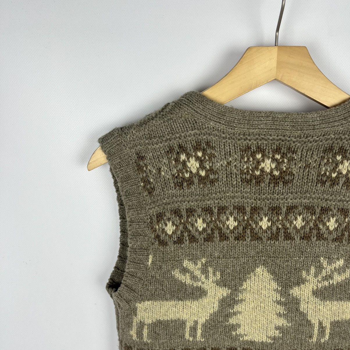 Denim & Supply Ralph Lauren Denim Supply Ralph Lauren Fair Isle Winter Vest Faux Fur Y2K Size XS / US 0-2 / IT 36-38 - 18 Thumbnail