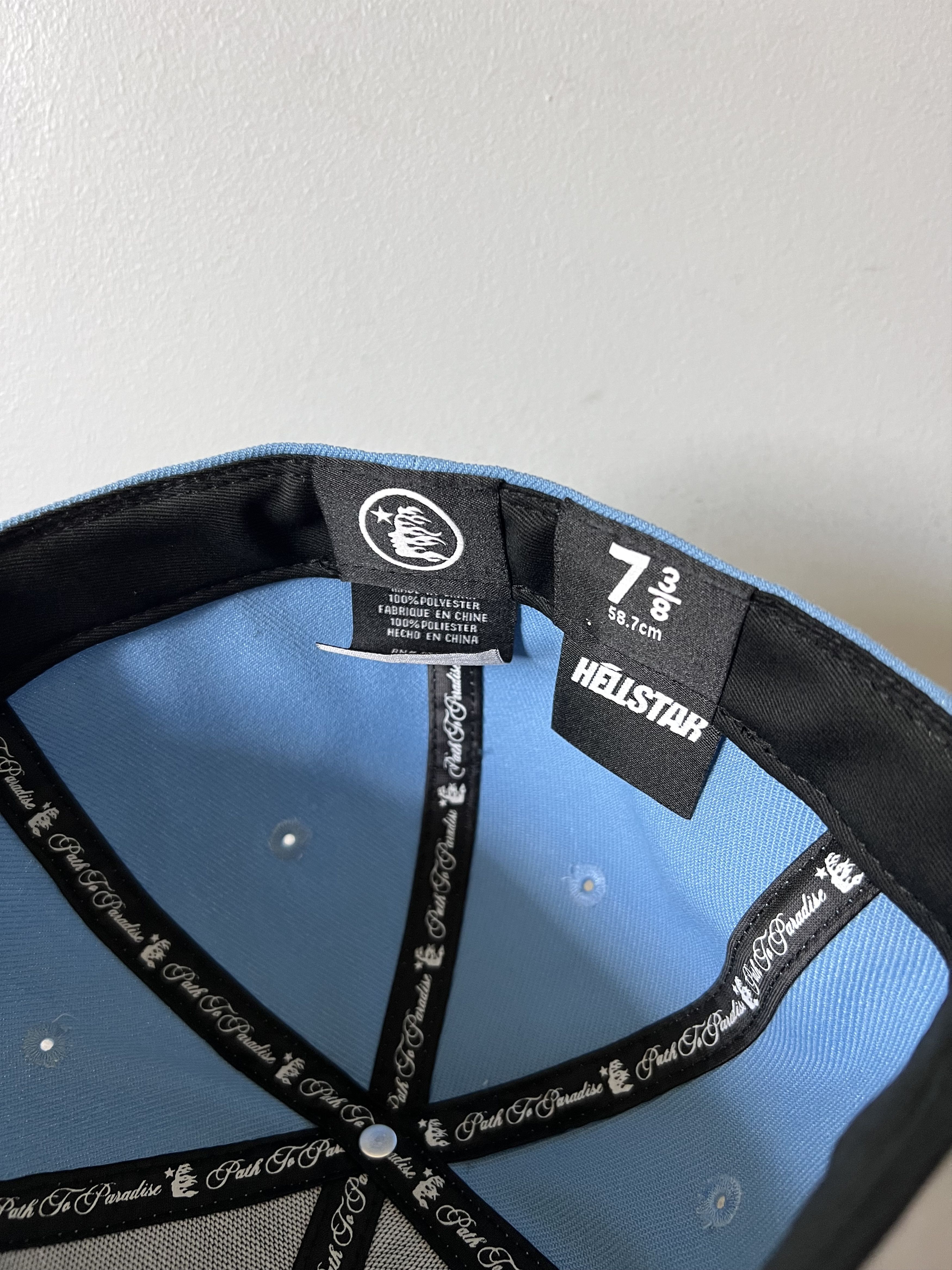 HELLSTAR 7 3/8 Hellstar OG Logo Fitted Hat in Blue Size ONE SIZE - 6 Thumbnail