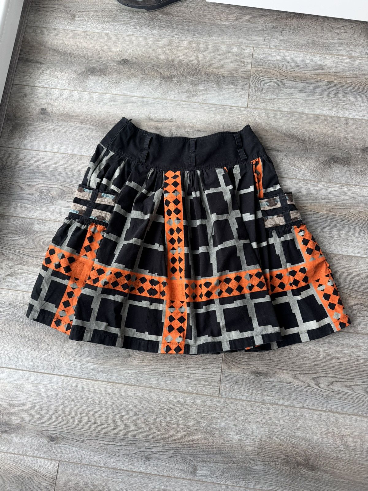 Custo Barcelona Custo Barcelona Avant-Garde Plaid Midi Skirt Size 28" / US 6 / IT 42 - 10 Thumbnail