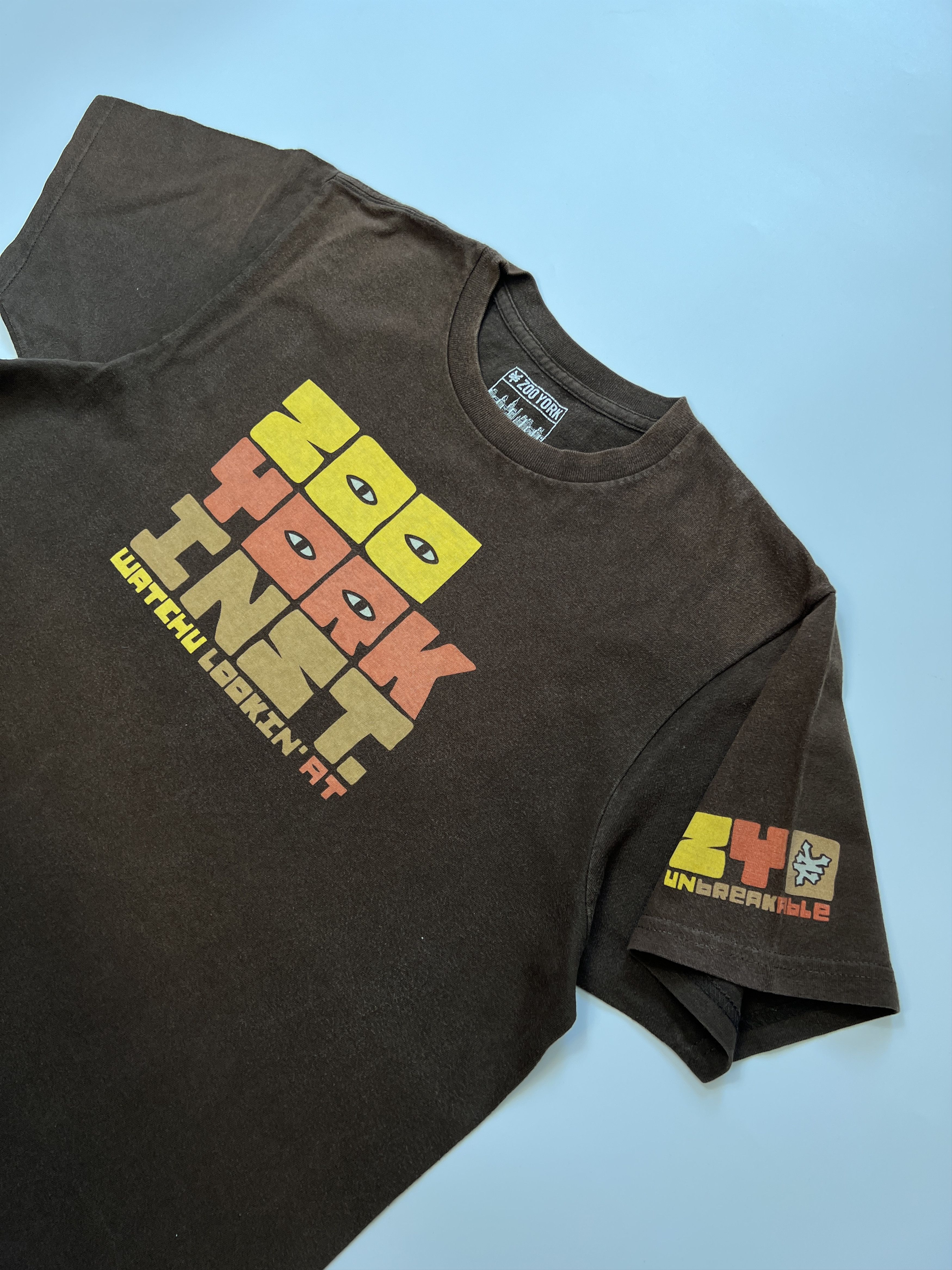 Vintage × Zoo York Crazy Y2K Zoo York Printed Tee Unbreakable Size US S / EU 44-46 / 1 - 3 Thumbnail